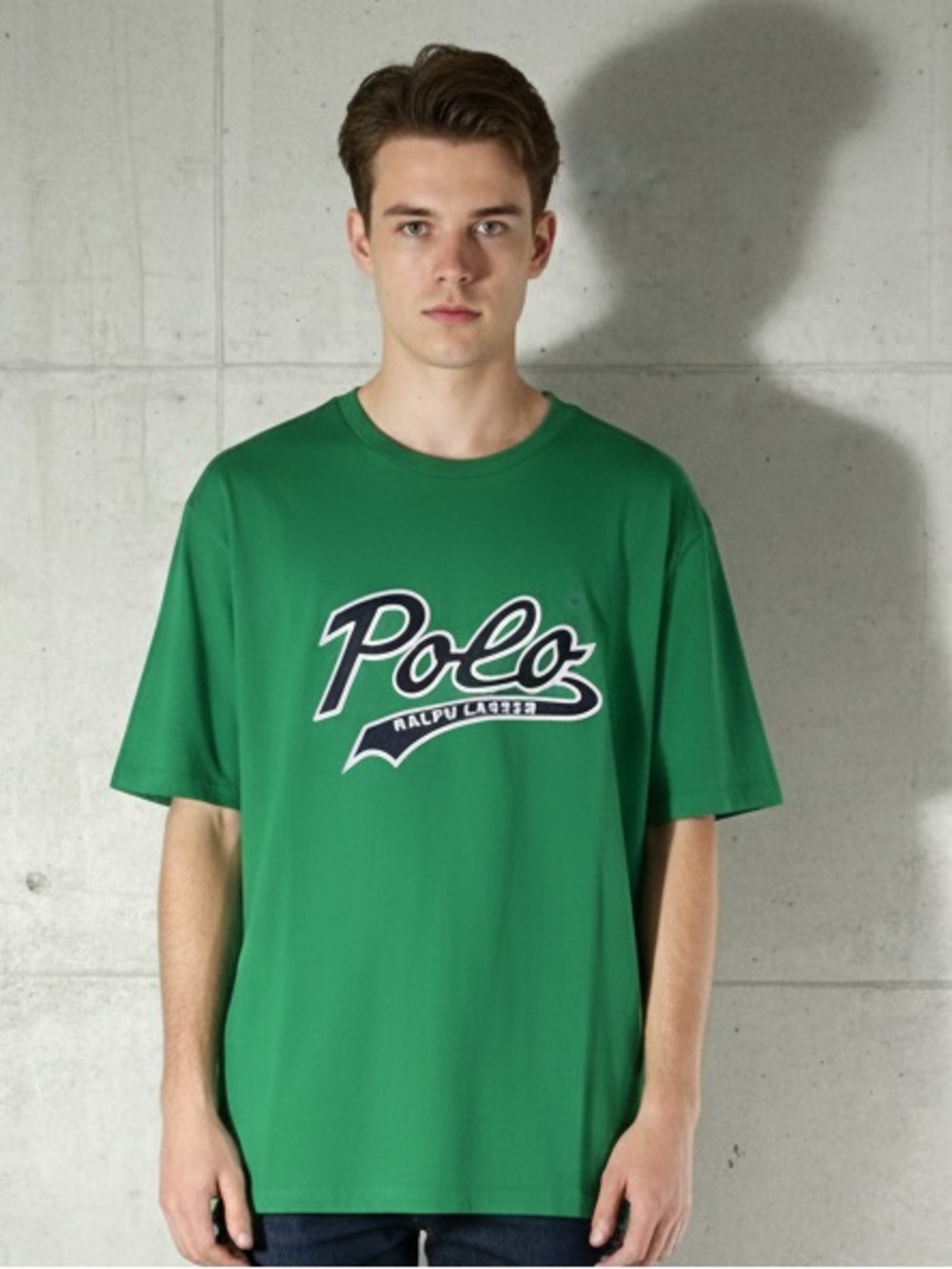 Polo Ralph Lauren Men's Green Graphic Print Logo T-Shirt 3LT Big & Tall
